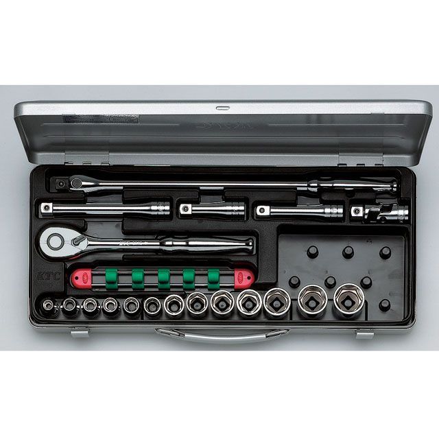 KTC TB413（12.7SQ） ソケットレンチセット（ミリ） TB413 ケイティーシー ハンドツール｜パークアップ 店