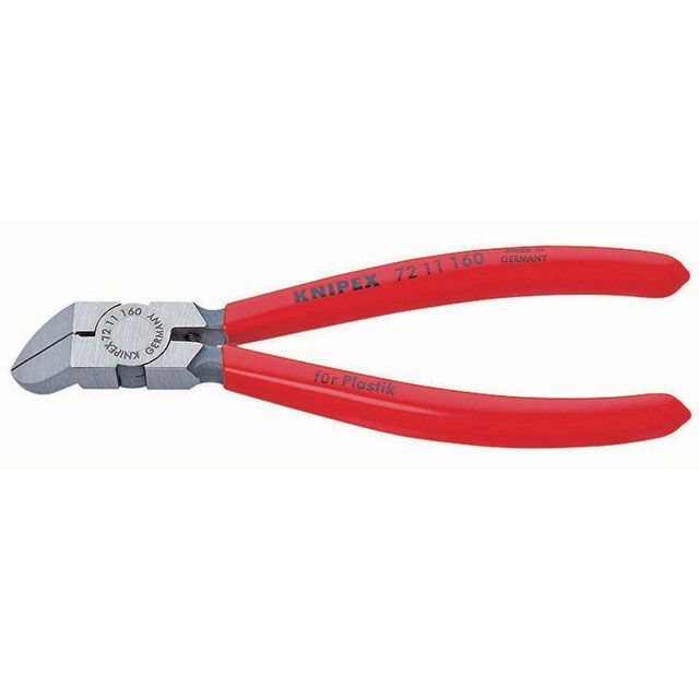 KNIPEX 7211-160 プラスチック用ニッパー 45゜（SB） ・7211-160 メーカー在庫あり クニペックス ハンドツール｜パークアップ 店