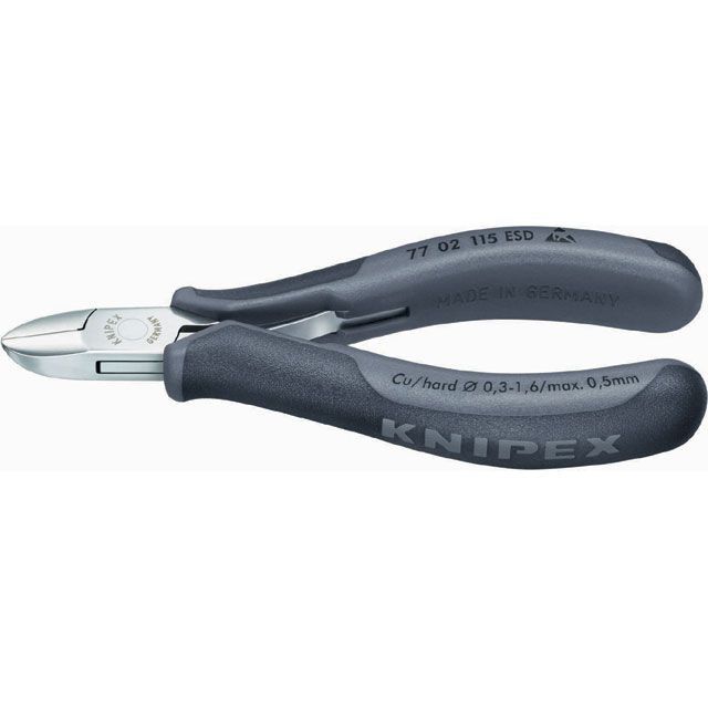 KNIPEX 7702-115ESD エレクトロニクスニッパー ・7702-115ESD クニペックス ハンドツール｜パークアップ 店 7,769円