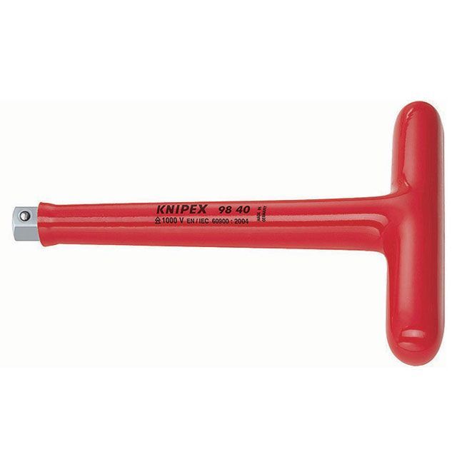 KNIPEX 9840（1/2SQ） 絶縁T型ハンドル 1000V ・9840 クニペックス ハンドツール