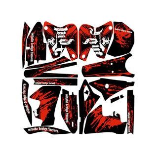 【メーカー直送】MDF DR-Z400SM 全年式 グラフィックキット ブラッディーモデル レッドタイプ タイプ コンプリートセット MDRZ4SM-C-RD-ALL エムディーエフ ドレスアップ・カバー DR-Z400SM
