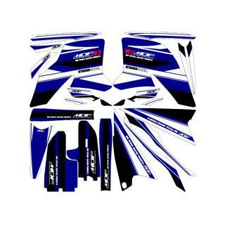 【メーカー直送】MDF WR250R（08-） グラフィックキット アタッカーモデル ブルータイプ タイプ コンプリートセット MWRR-A-BU-ALL エムディーエフ ドレスアップ・カバー WR250R