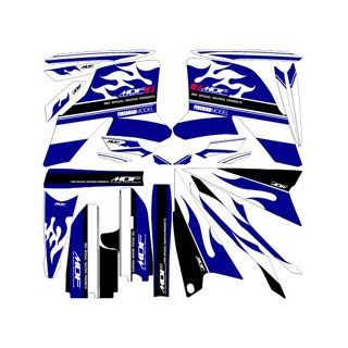 【メーカー直送】MDF WR250R（08-） グラフィックキット ファイアーモデル ブルータイプ タイプ コンプリートセット MWRR-B-BU-ALL エムディーエフ ドレスアップ・カバー WR250R