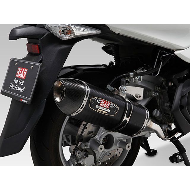 YOSHIMURA R-77S サイクロン カーボンエンド EXPORT SPEC 政府認証 サイレンサー STBC（チタンブルーカバー/カーボンエンドタイプ） 110-364-5181B メーカー在庫あり ヨシムラ マフラー本体 MAJESTY S｜パークアップ 店