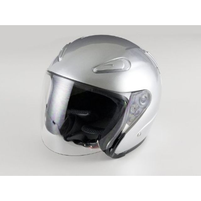 NBS エアロフォルムジェットヘルメット A221 カラー シルバー サイズ L ・72-21-01 エヌビーエス ジェットヘルメット