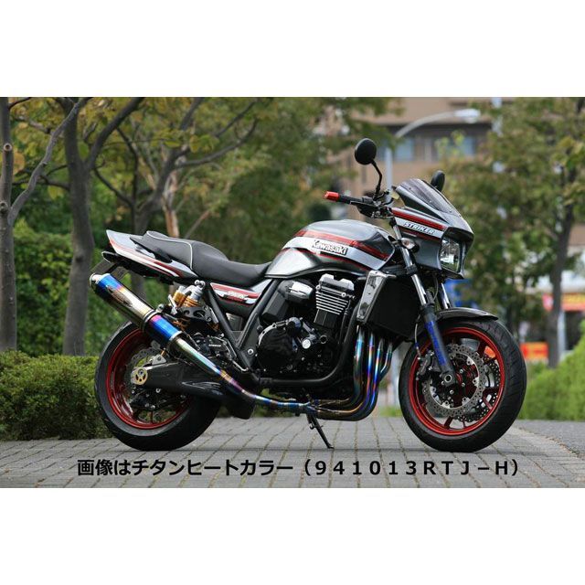 STRIKER STREET CONCEPT フルエキゾースト サイレンサー チタンヒートカラー 941013RTJ-H ストライカー マフラー本体 ZRX1200 DAEG