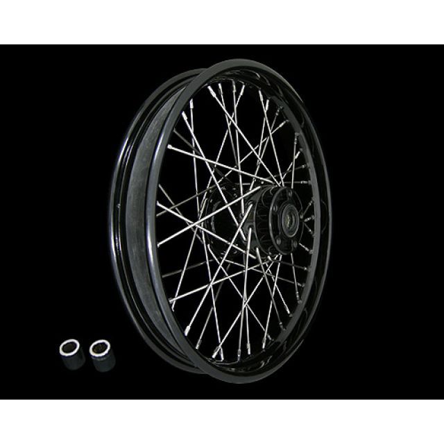 Neofactory 86-99yソフテイル用 Fホイール 18×2.15in ブラック ・011154 ネオファクトリー ホイール本体 ソフテイルモデル|パークアップ 店