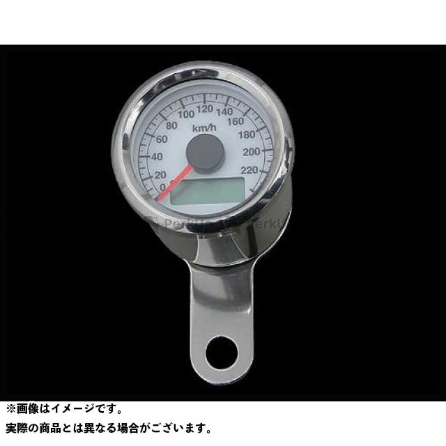 Neofactory 48mm アジャスタブルスピードメーター ボディ ステンレス 文字盤 白 バックLED 白光 ・010852 メーカー在庫あり ネオファクトリー スピードメーター 汎用 15,180円