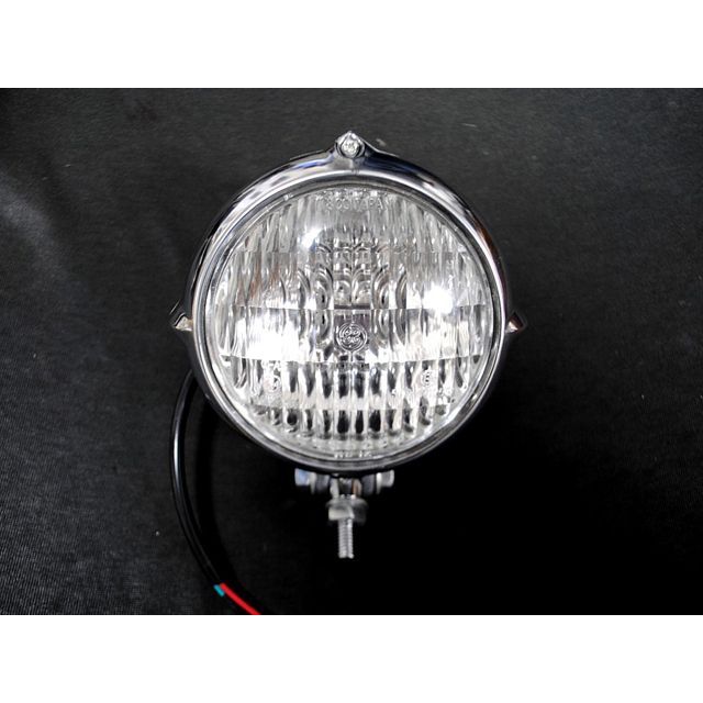 K&W ビンテージヘッドライト ポリッシュタイプ P60445 部品屋K&W ヘッドライト・バルブ 汎用