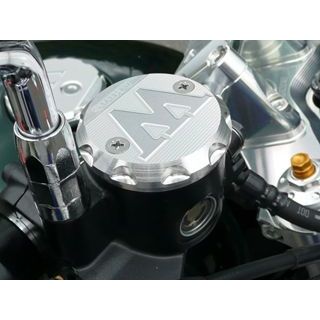 AGRAS マスターシリンダーキャップ Bタイプ カラー チタン 325-489-001T アグラス マスターシリンダー W800