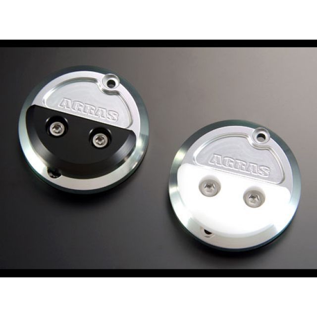 AGRAS レーシングスライダーR ジュラコン（R）カラー ホワイト 342-251-001 アグラス エンジンカバー関連パーツ XJR1200/1300