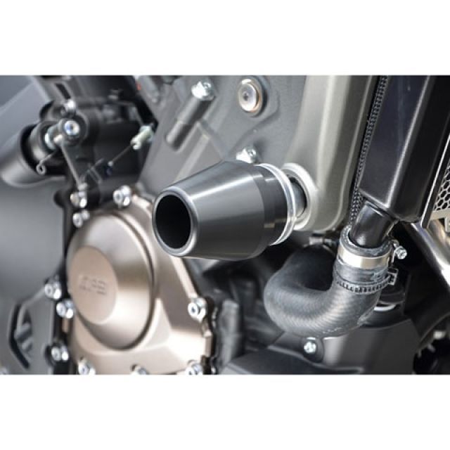 AGRAS レーシングスライダー フレーム φ60 ジュラコンカラー ホワイト 342-273-001 アグラス スライダー類 MT-09｜パークアップ 店