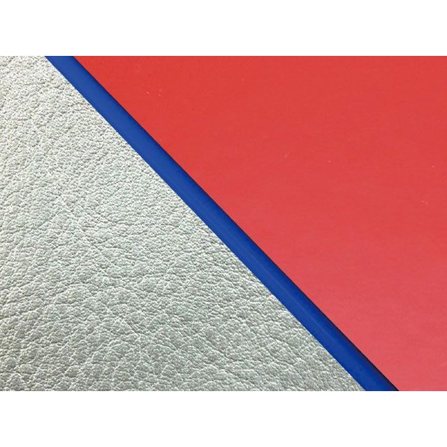 Grondement W650（99年 EJ650A1/C1） 国産シートカバー 張替 エナメルレッド ライン シルバーライン 仕様 青パイピング GH5557KC5654P50 グロンドマン シート関連パーツ W650