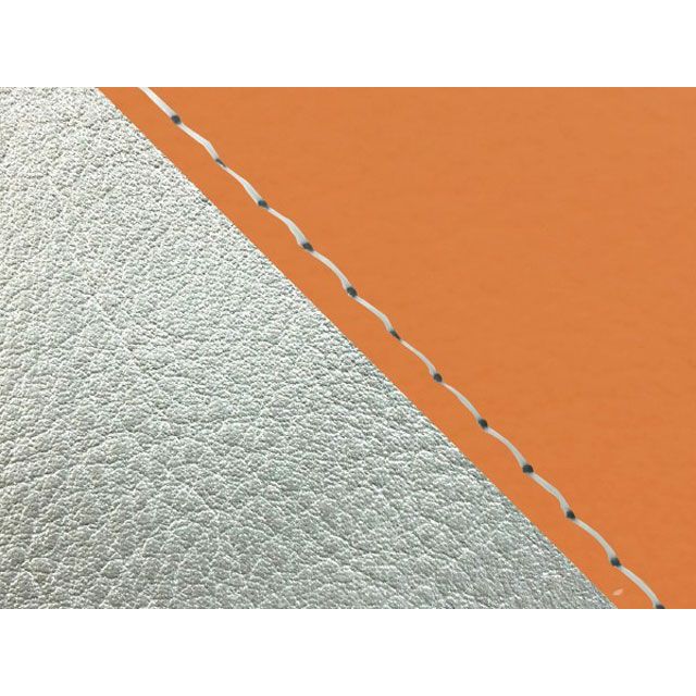 Grondement W650(99年 EJ650A1/C1) 国産シートカバー 張替 オレンジ ライン シルバーライン 仕様 透明ステッチ GH5557KC1454S0 グロンドマン シート関連パーツ W650|パークアップ 店