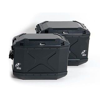 HEPCO＆BECKER XPLORER サイドケース30左右＋トップケース45 3BOXセット カラー ブラック HBS-XPR-ALL-B ヘプコ＆ベッカー ツーリング用ボックス