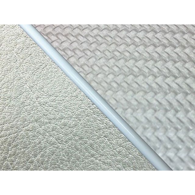 Grondement W650(99年 EJ650A1/C1) 国産シートカバー 張替 カーボンシルバー ライン シルバーライン 仕様 白パイピング GH5557KC1754P20 グロンドマン シート関連パーツ W650|パークアップ 店