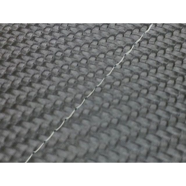 Grondement W650(99年 EJ650A1/C1) 国産シートカバー 張替 カーボンブラック ライン - 仕様 透明ステッチ GH5556KC160S0 グロンドマン シート関連パーツ W650|パークアップ 店