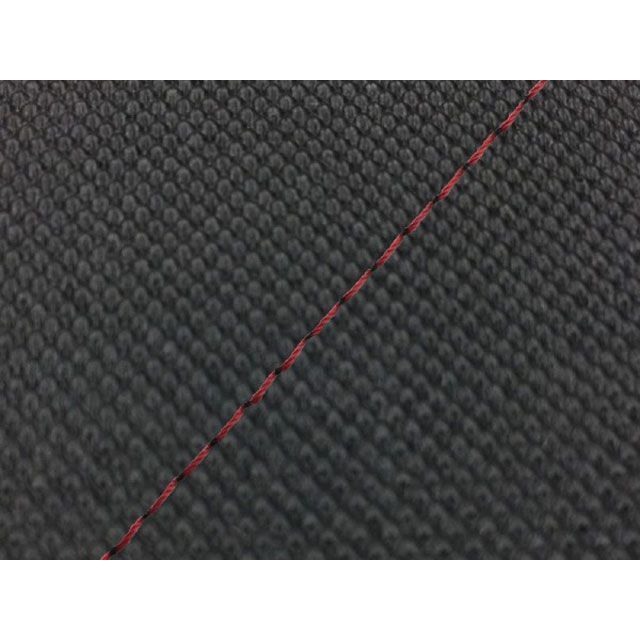Grondement W650(99年 EJ650A1/C1) 国産シートカバー 張替 スベラーヌブラック ライン - 仕様 赤ステッチ GH5556KC460S40 グロンドマン シート関連パーツ W650|パークアップ 店