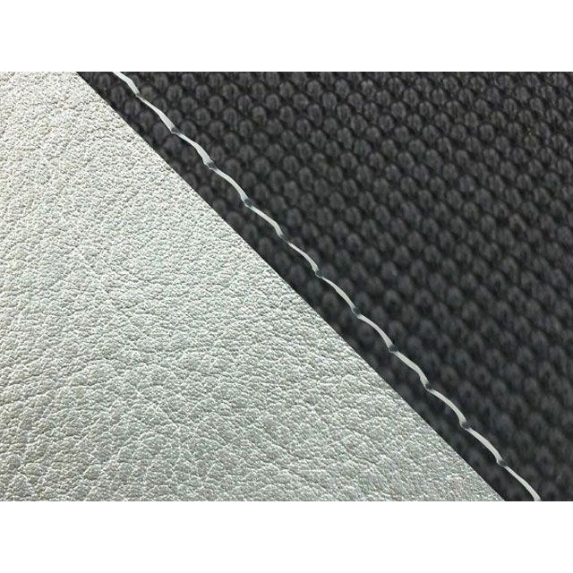Grondement W650（99年 EJ650A1/C1） 国産シートカバー 張替 スベラーヌブラック ライン シルバーライン 仕様 透明ステッチ GH5557KC4654S0 グロンドマン シート関連パーツ W650
