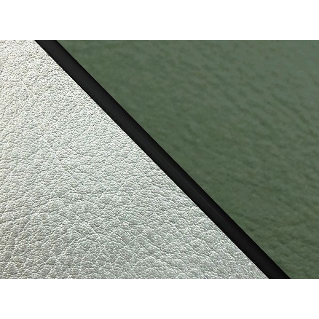 Grondement W650（99年 EJ650A1/C1） 国産シートカバー 張替 ダークグリーン ライン シルバーライン 仕様 黒パイピング GH5557KC3054P10 グロンドマン シート関連パーツ W650｜パークアップ 店