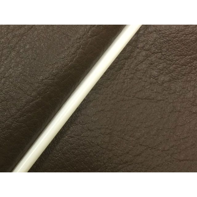 Grondement W650(99年 EJ650A1/C1) 国産シートカバー 張替 ダークブラウン ライン - 仕様 白パイピング GH5556KC500P20 グロンドマン シート関連パーツ W650|パークアップ 店