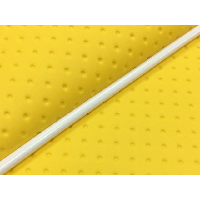 Grondement W650（99年 EJ650A1/C1） 国産シートカバー 張替 フルエンボスイエロー ライン - 仕様 白パイピング GH5556KC400P20 グロンドマン シート関連パーツ W650