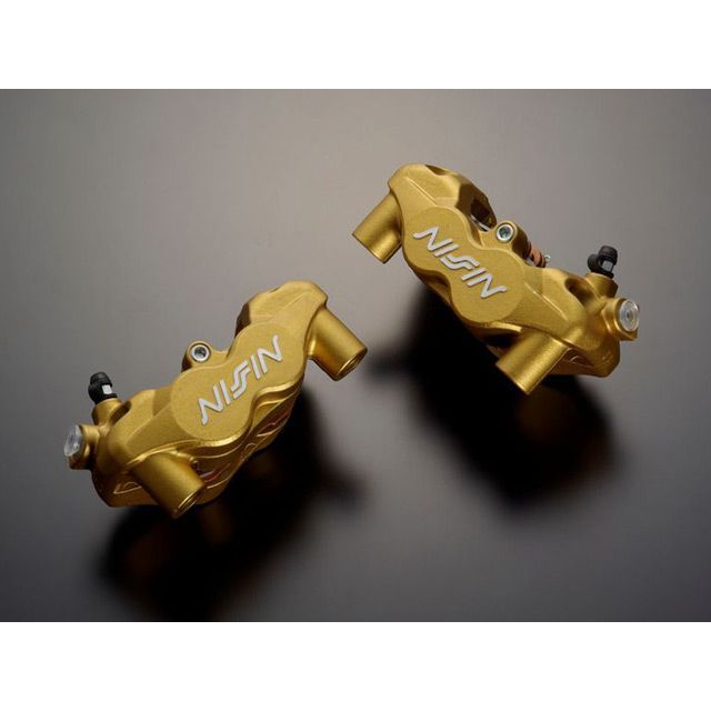 ADVANTAGE ADVANTAGE NISSIN 4POT ラジアルフィットキャリパー（ゴールド） 2PAD 仕様 左用 N4RC-108GL-13.9 アドバンテージ キャリパー 汎用