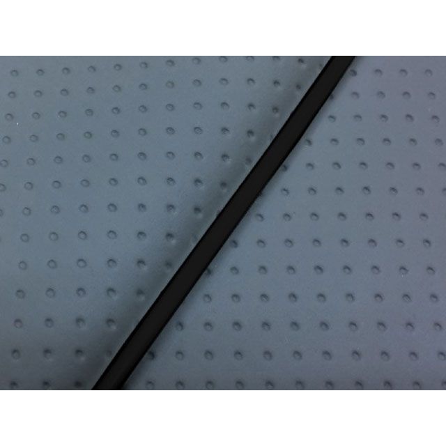 Grondement W650（99年 EJ650A1/C1） 国産シートカバー 張替 フルエンボスグレー ライン - 仕様 黒パイピング GH5556KC410P10 グロンドマン シート関連パーツ W650