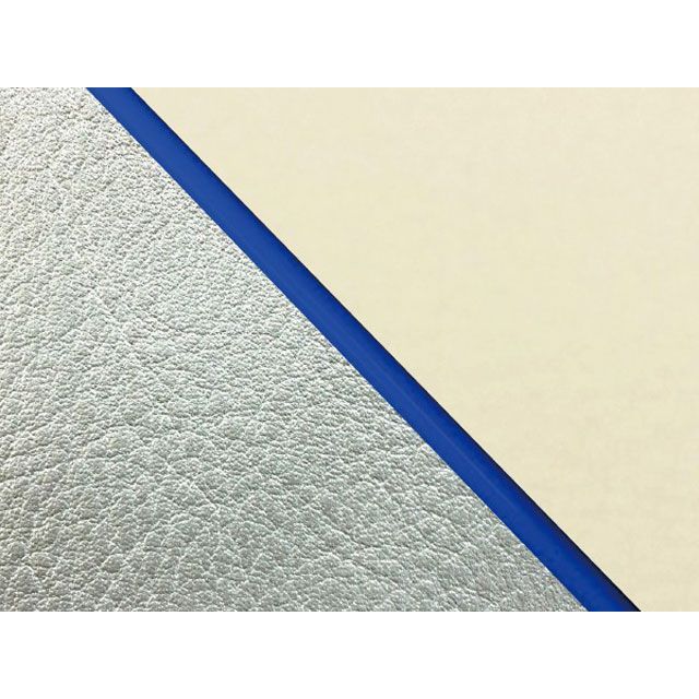 Grondement W650（99年 EJ650A1/C1） 国産シートカバー 張替 ベージュ ライン シルバーライン 仕様 青パイピング GH5557KC3354P50 グロンドマン シート関連パーツ W650
