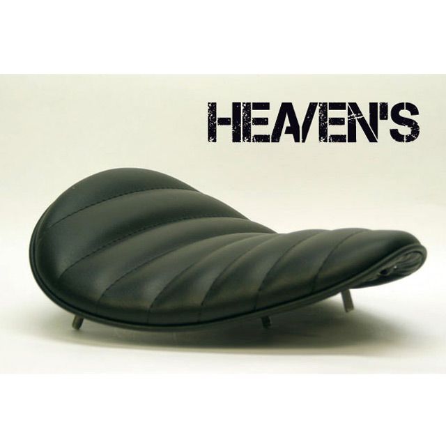 【メーカー直送】HEAVEN’S ソロシート スーパーフラット バックサイドタイプ カラー ブラック タイプ タックロール F-S-BK-C ヘブンズ シート関連パーツ 汎用