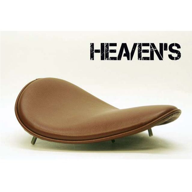 【メーカー直送】HEAVEN’S ソロシート スーパーフラット バックサイドタイプ カラー ブラウン タイプ スムース F-S-BR-S ヘブンズ シート関連パーツ 汎用