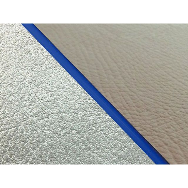 Grondement W650（99年 EJ650A1/C1） 国産シートカバー 張替 茶色 ライン シルバーライン 仕様 青パイピング GH5557KC654P50 グロンドマン シート関連パーツ W650