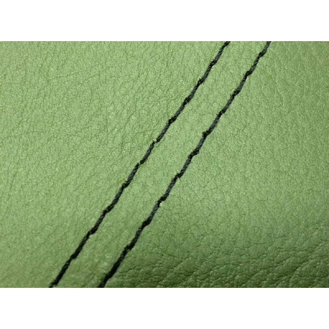 Grondement KSR50/80（KMX50B/80B） 国産シートカバー 張替 ダークグリーン ツートン生地 - 仕様 黒ダブルステッチ GH13KC300SW10 グロンドマン シート関連パーツ KSR50/80