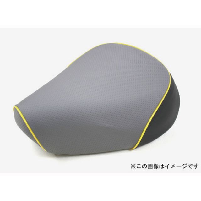 Grondement ZZ(CA1PB) 国産シートカバー エンボスグレー タイプ 張替 仕様 黄パイピング GH19SC120P100 グロンドマン シート関連パーツ ZZ
