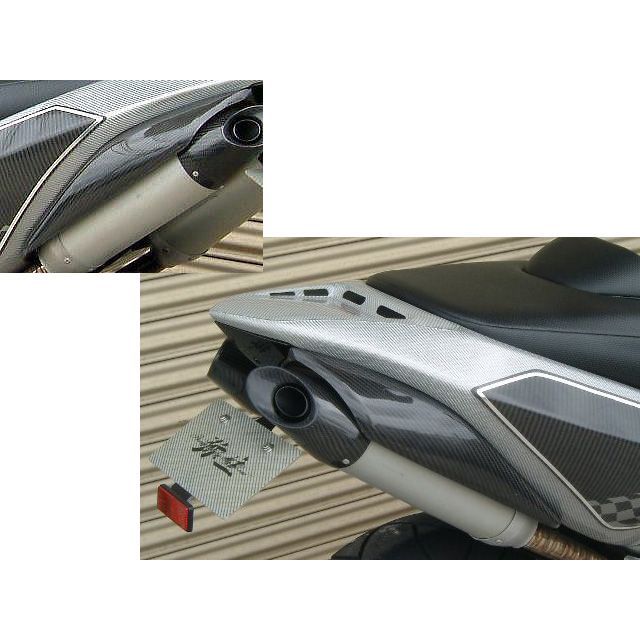 【メーカー直送】YAYOI シートカウルアンダータイプ2 素材 FRP/黒ゲルコート SJ04J-604BF 弥生 カウル・エアロ T-MAX