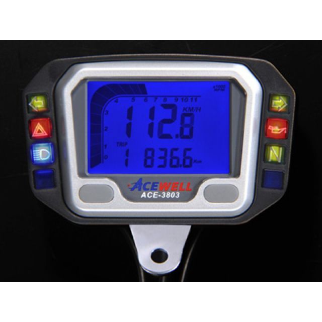 ACE WELL ACE-3803 ACE WELL多機能デジタルメーター ACE-3803 エースウェル スピードメーター|パークアップ 店