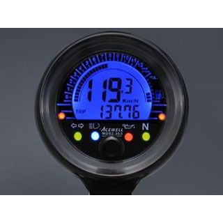 ACE WELL MD052-253 多機能デジタルメーター MD052-253 エースウェル スピードメーター 汎用｜パークアップ 店