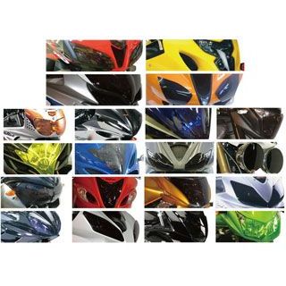 Powerbronze バイク・サングラス／レンズシールド カラー イエロー 440-H087-006 パワーブロンズ ヘッドライト・バルブ CBR1100XX｜パークアップ 店