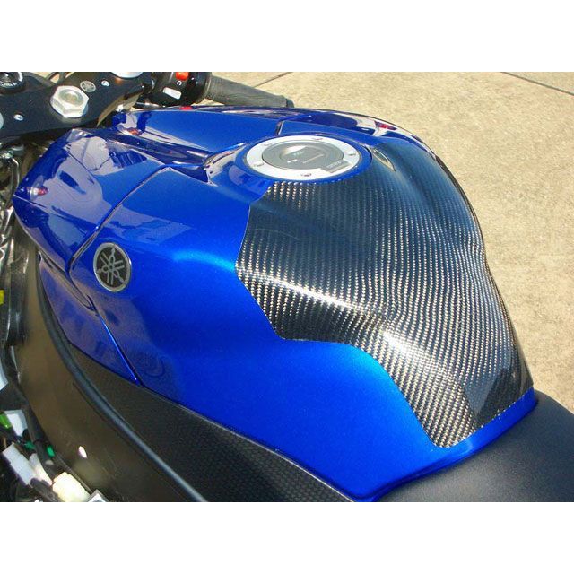 CLEVERWOLF タンクプロテクター 材質 カーボン綾織 07R1-108-03 クレバーウルフ ドレスアップ・カバー YZF-R1|パークアップ 店