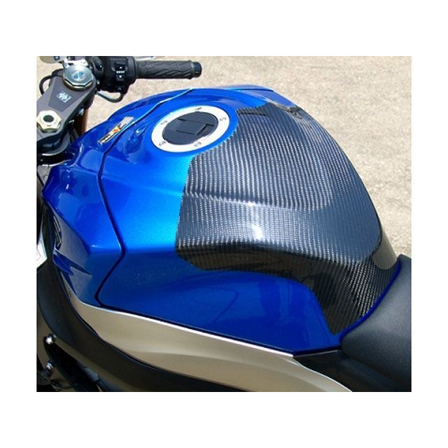 CLEVERWOLF タンクプロテクター 材質 カーボン平織 09G1-108-02 クレバーウルフ ドレスアップ・カバー GSX-R1000|パークアップ 店
