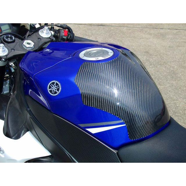 CLEVERWOLF タンクプロテクター 材質 カーボン平織 09R1-108-02 クレバーウルフ ドレスアップ・カバー YZF-R1|パークアップ 店