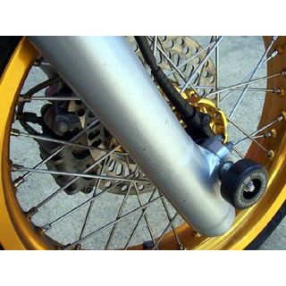 R&G フォークプロテクター（ブラック） RG-FP0035BK アールアンドジー その他サスペンションパーツ XR650R｜パークアップ 店