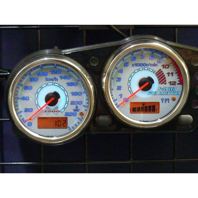 Odax EL METER PANEL for SPORTS BIKES A.C style OXP-311038-AC オダックス メーターカバー類 ZRX1200 DAEG|パークアップ 店