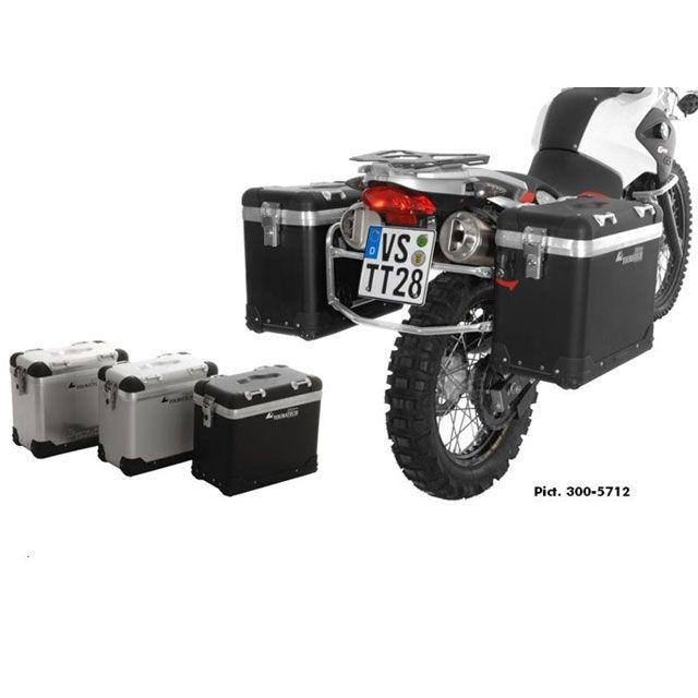 TOURATECH ZEGA-PRO アルミニウムパニアシステム 45＋45L BMW F650GS/F650GS Dakar/G650GS/G650GS Sertao（シルバーフレーム） tt_01-300-5720-0 ツアラテック ツーリング用バ&hellip;｜パークアップ 店
