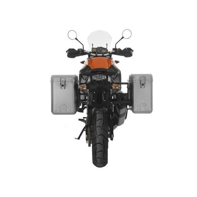 TOURATECH ZEGA Mundo アルミパニアシステム【アルミ無塗装】 31L＋38L KTM 1050 Adventure/1290 Super Adventure/1190 Adventure/R ブラックフレーム tt_01-371-61…