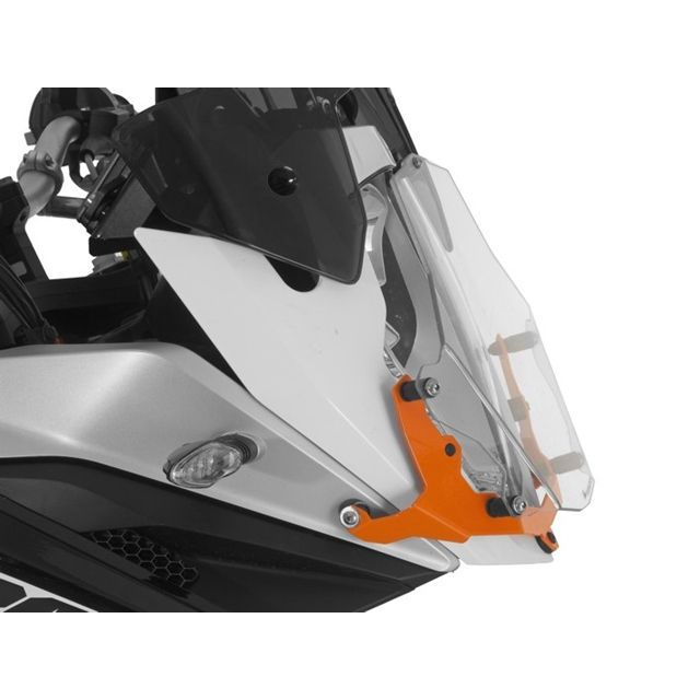 TOURATECH ヘッドライトプロテクター（クリア）クイックリリース版 KTM 1190 ADV 「オレンジ」 tt_01-371-5091-0 ツアラテック 電装ステー・カバー類 1190 Adventure｜パークアップ 店