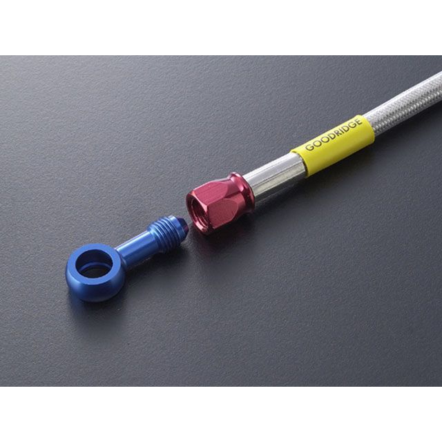 Build A Line ビルドアライン ブレーキホース フロント フィッティングタイプ アルミ ホースカラー クリア 20513310 ビルドアライン ブレーキホース・ケーブル類 CB400SF VTEC｜パークアップ 店