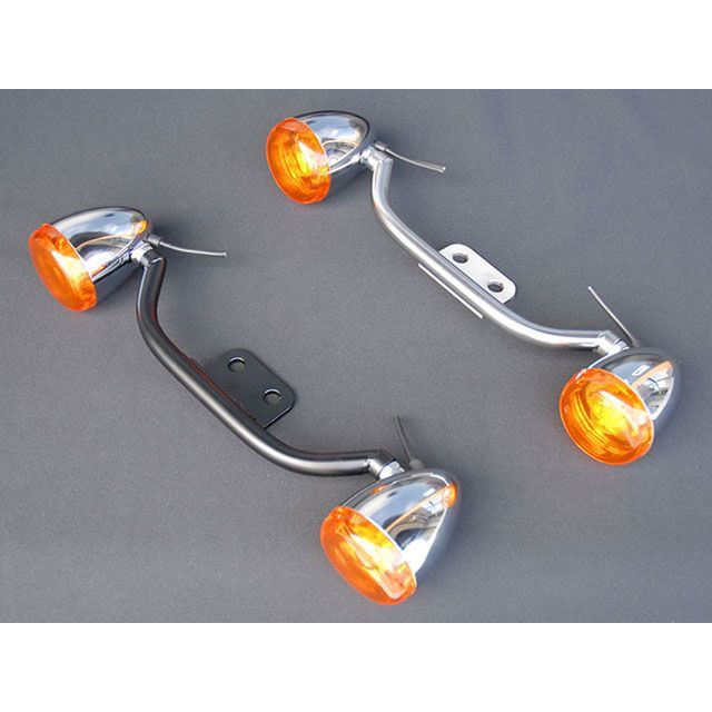 Tramp Cycle HD Bow Style Turn Signal Bracket カラー Black 年式 01～03年用 TOT-065JSB01 トランプ 電装ステー・カバー類 スポーツスター/ナローグライド 8,776円