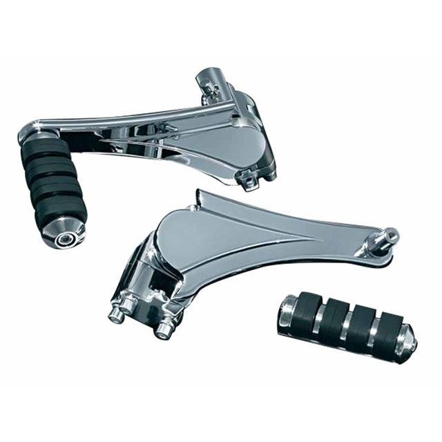 kuryakyn アジャスタブル パッセンジャーペグ T14-KUR4353 クリアキン ステップ TOURING|パークアップ 店