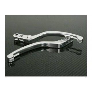 MOTO CORSE BILLET FOLDING LEVER 右(ブレーキ) 仕様 取り付けピッチ18 カラー シルバー MCBLT00 モトコルセ レバー 汎用|パークアップ 店